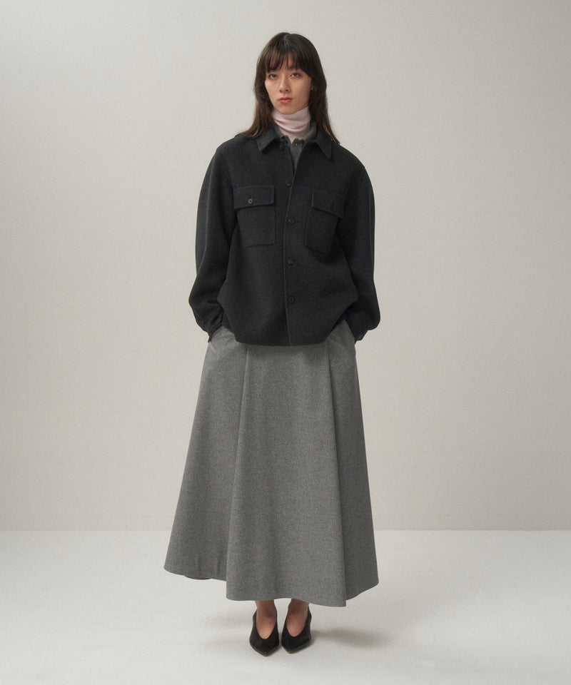 MERINO DOUBLE MELTON | CPO JACKET