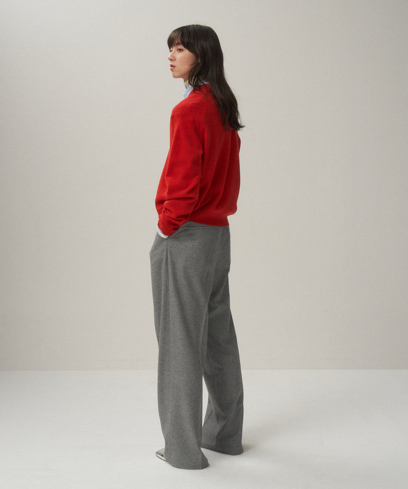 MERINO COLLEGE KNIT | V-NECK SWEATER