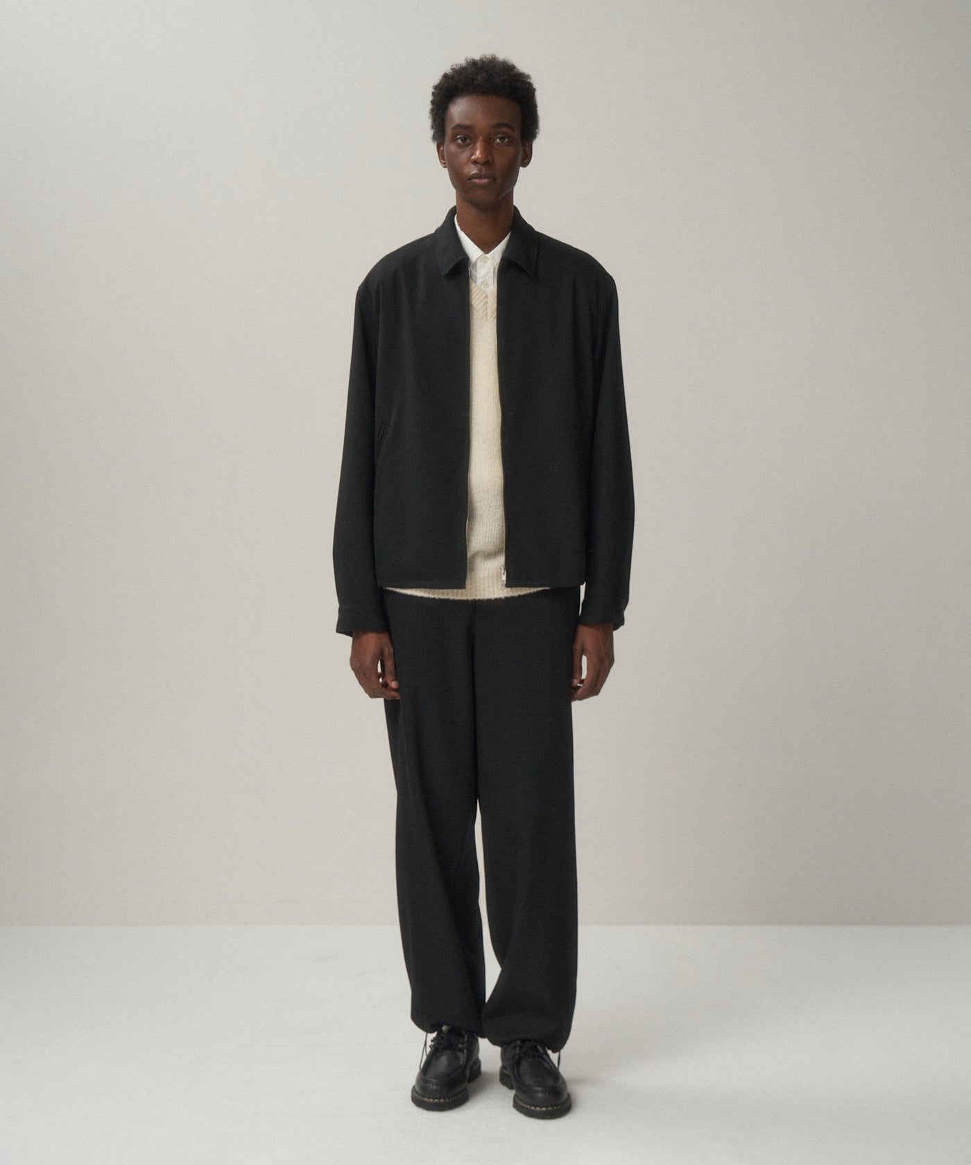 ATON Harrington Jacket 25ss ジャケット BACK SATIN | HARRINGTON JACKET – ATON | エイトン