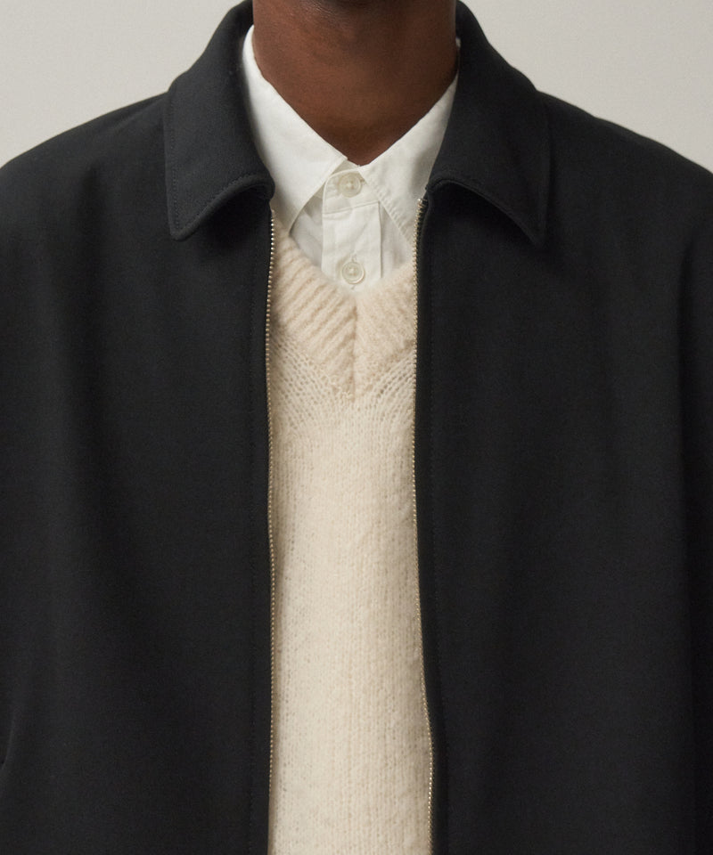 WOOL CASHMERE BOUCLE | V-NECK VEST