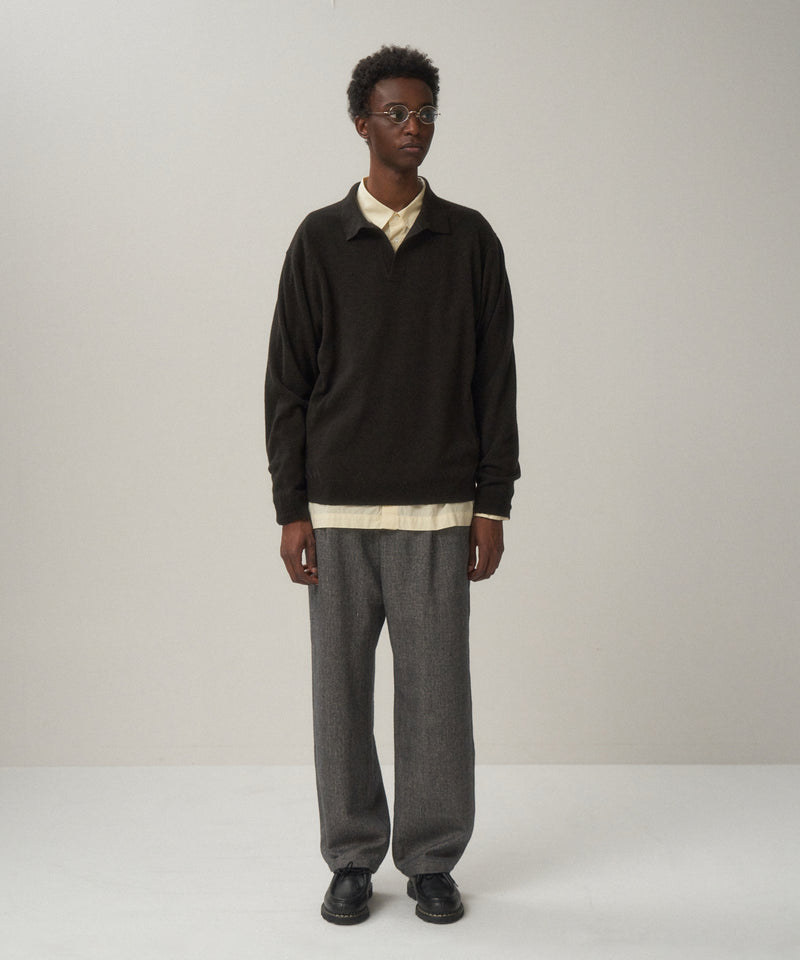 SUPER LIGHT WOOL | SKIPPER POLO SWEATER