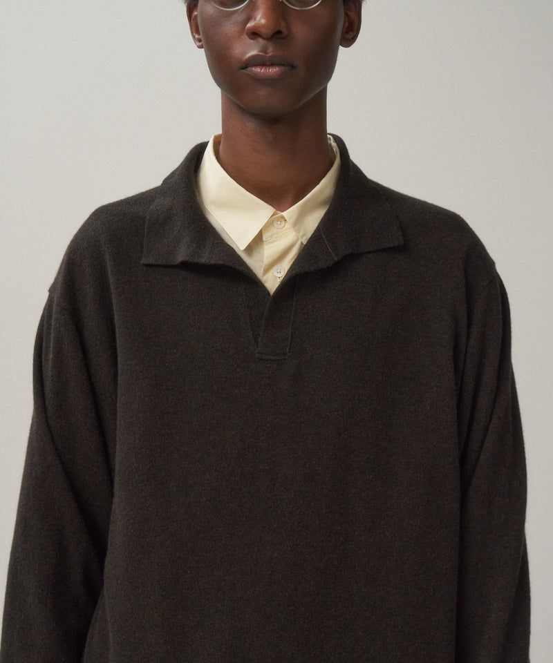 SUPER LIGHT WOOL | SKIPPER POLO SWEATER