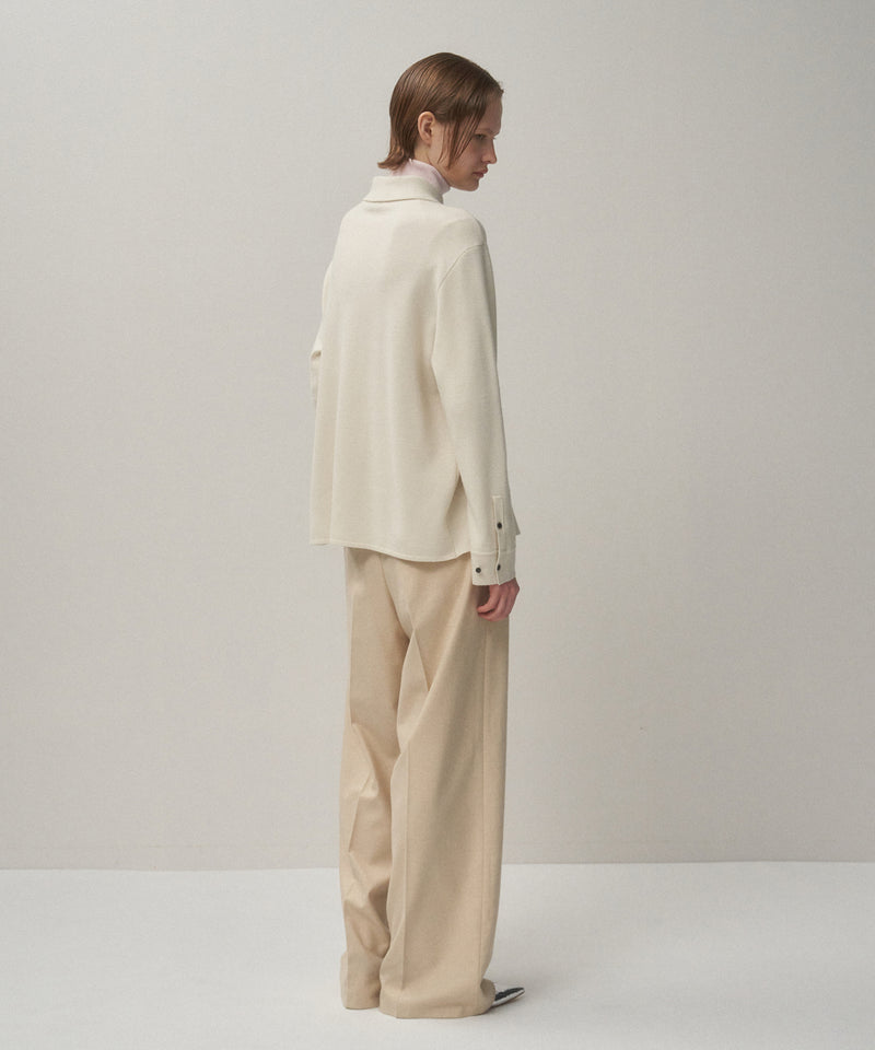 MERINO COLLEGE KNIT | KNIT SHIRT
