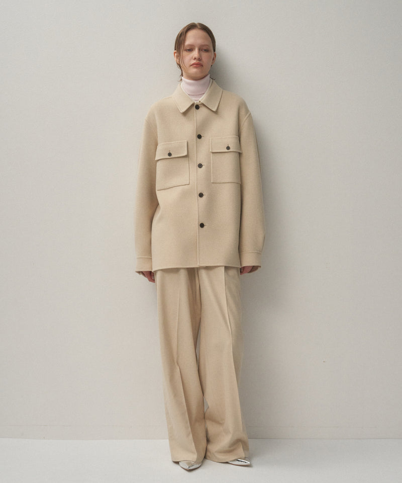 MERINO DOUBLE MELTON | CPO JACKET