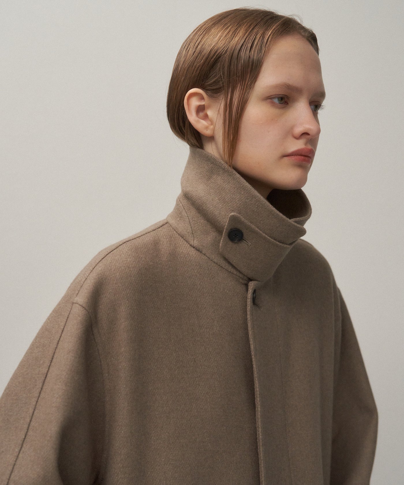 SUPER 120S DOUBLE MELTON | BALMACAAN COAT – ATON | エイトン