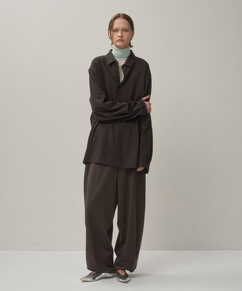 TWIST WOOL WASHER | OVERSIZED SHIRT