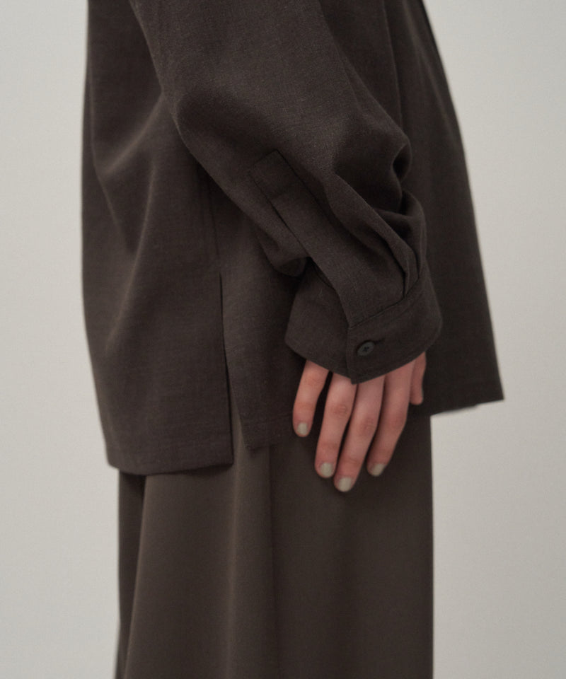 TWIST WOOL WASHER | OVERSIZED SHIRT
