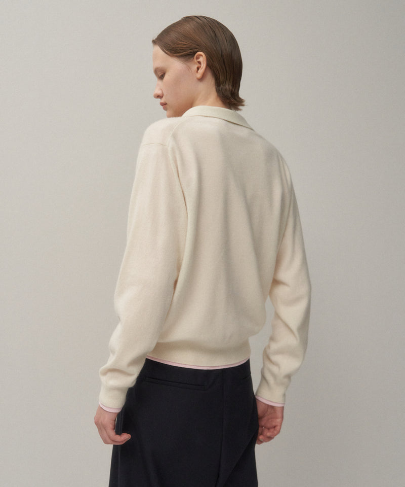 BABY CASHMERE | POLO SWEATER