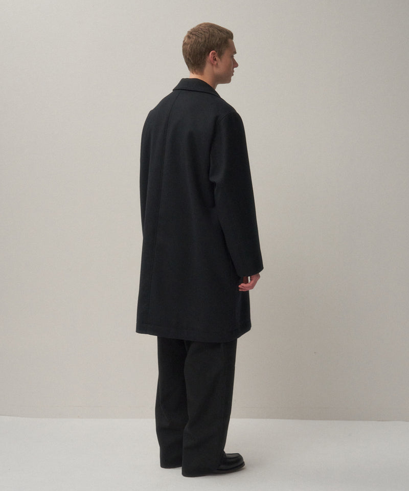 MERINO DOUBLE MELTON | CHESTER FIELD COAT