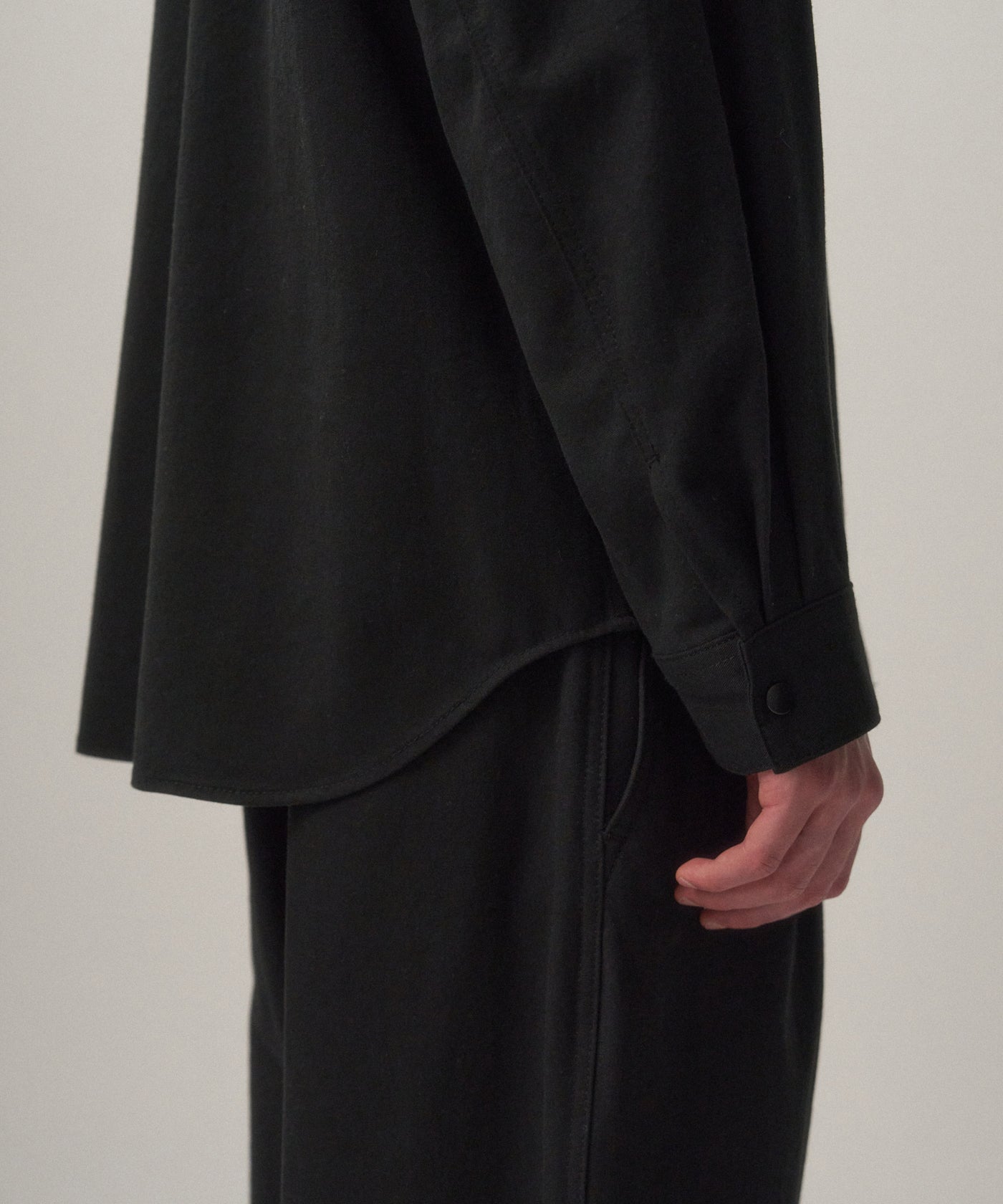 HARD WASHED COTTON | SHIRT JACKET – ATON | エイトン
