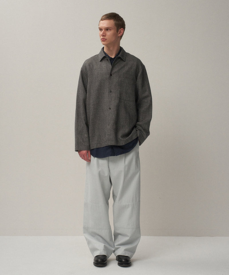LINEN WOOL TWILL | SHIRT JACKET