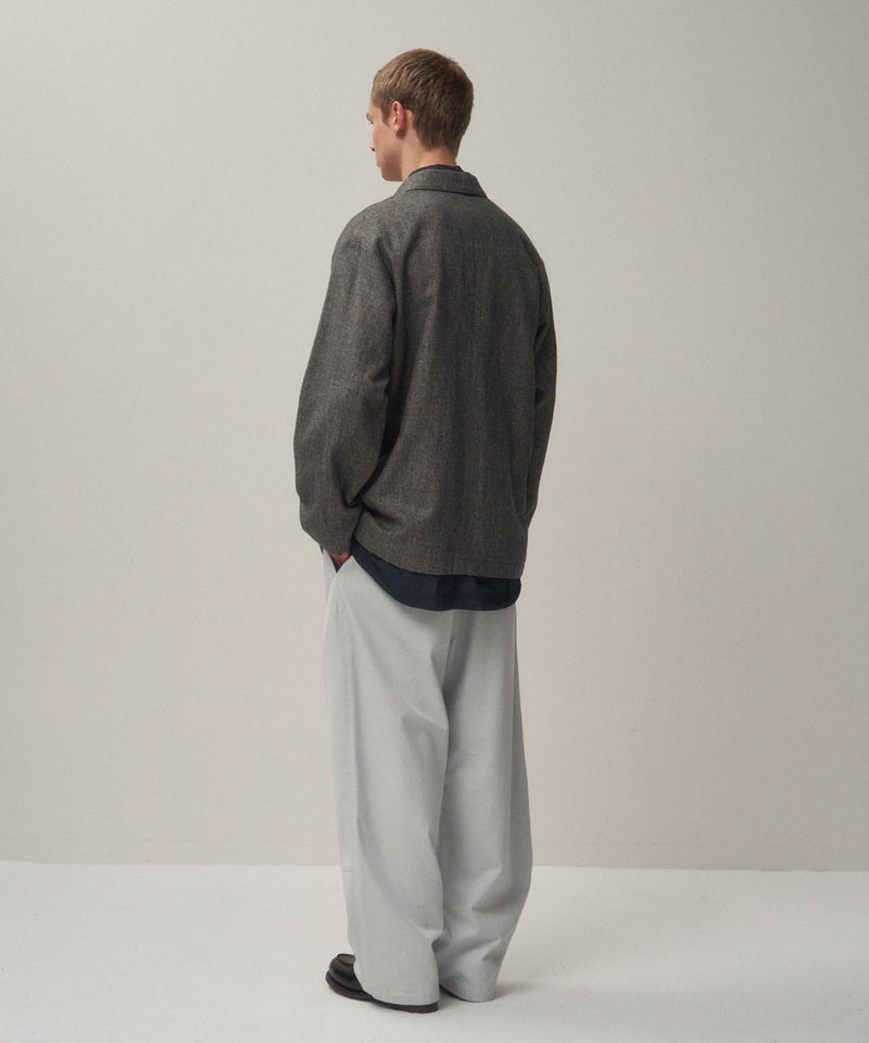 LINEN WOOL TWILL | SHIRT JACKET