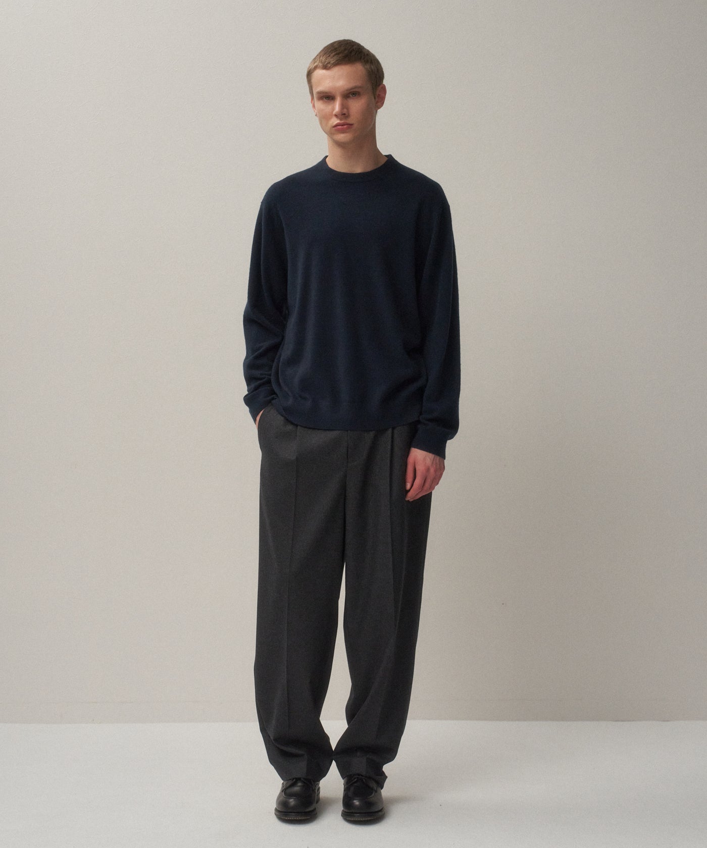 BABY CASHMERE | CREWNECK SWEATER – ATON | エイトン