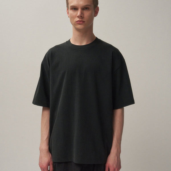 美品ATON FRESCA PLATE OVERSIZED T-SHIRT 04 AGING FRESCA PLATE | LOOSE FIT T-SHIRT – ATON | エイトン