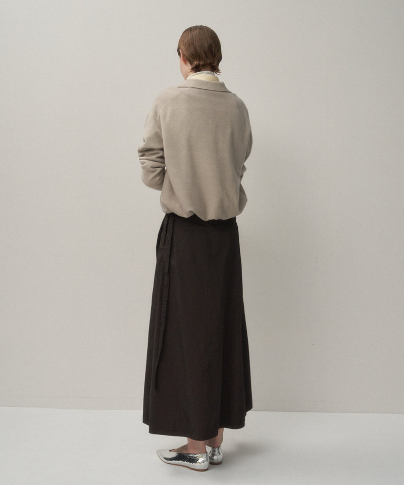 HAND DYED NYLON | WRAPPED SKIRT