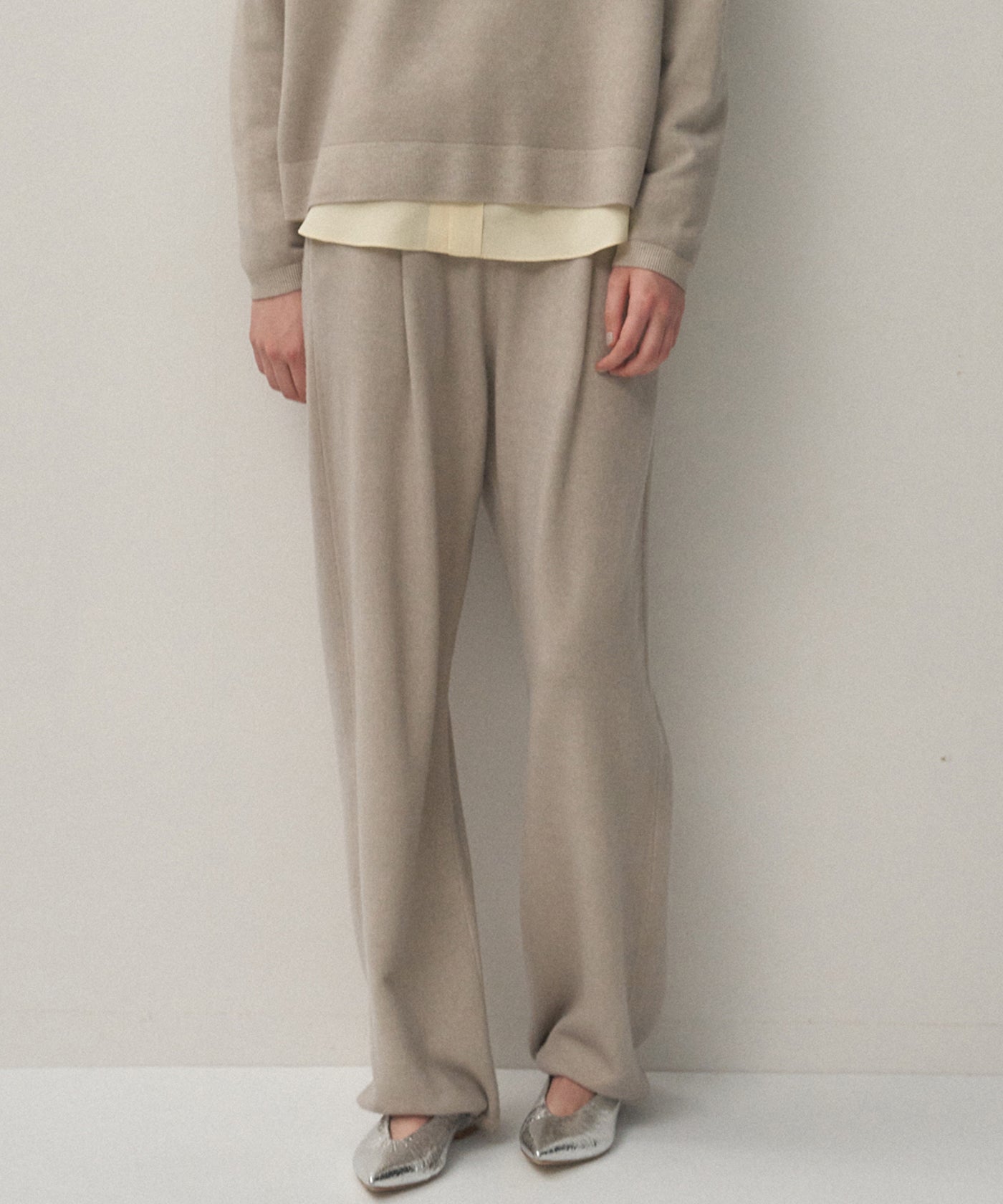 VINTAGE KNIT | EASY STRAIGHT PANTS – ATON | エイトン