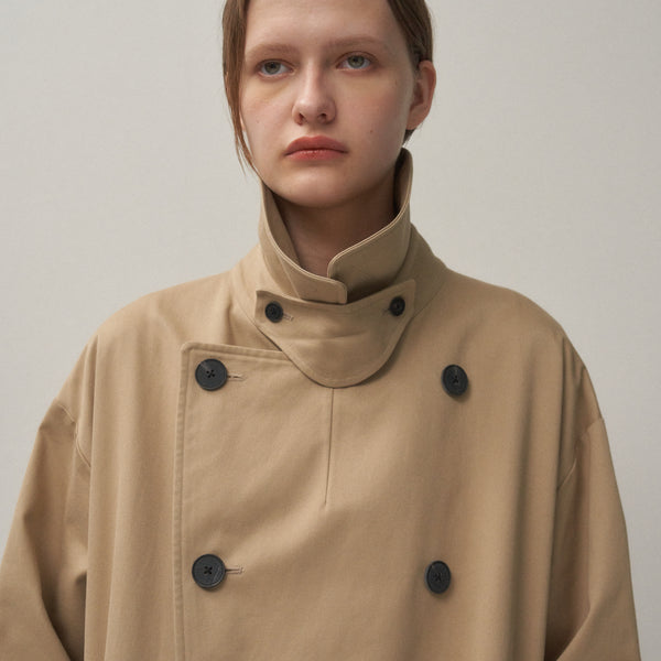 ATON エイトン トレンチコート WEST POINT | OVERSIZED TRENCH COAT – ATON | エイトン
