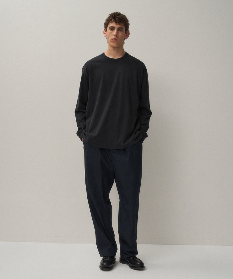 AGING FRESCA PLATE | LOOSE FIT LONG SLEEVE T-SHIRT – ATON | エイトン