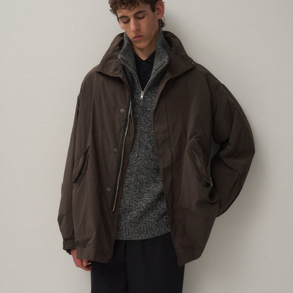 ジャケット・アウター ATON BOUMOU MELTON TENT LINE COAT ATON BOUMOU MELTON TENT LINE COAT ジャケット・アウター