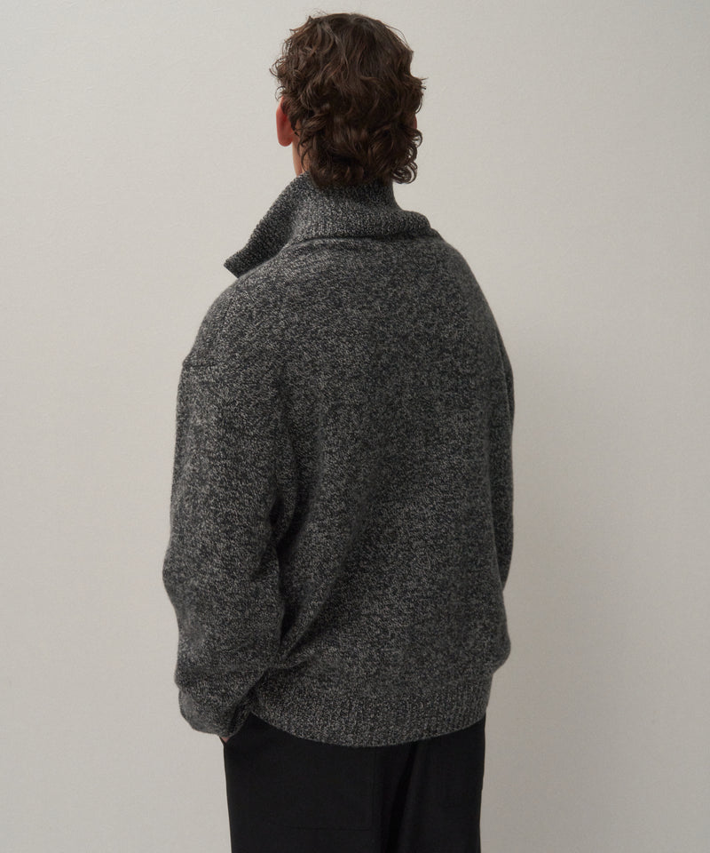 LAMBS WOOL | HALF ZIP SWEATER