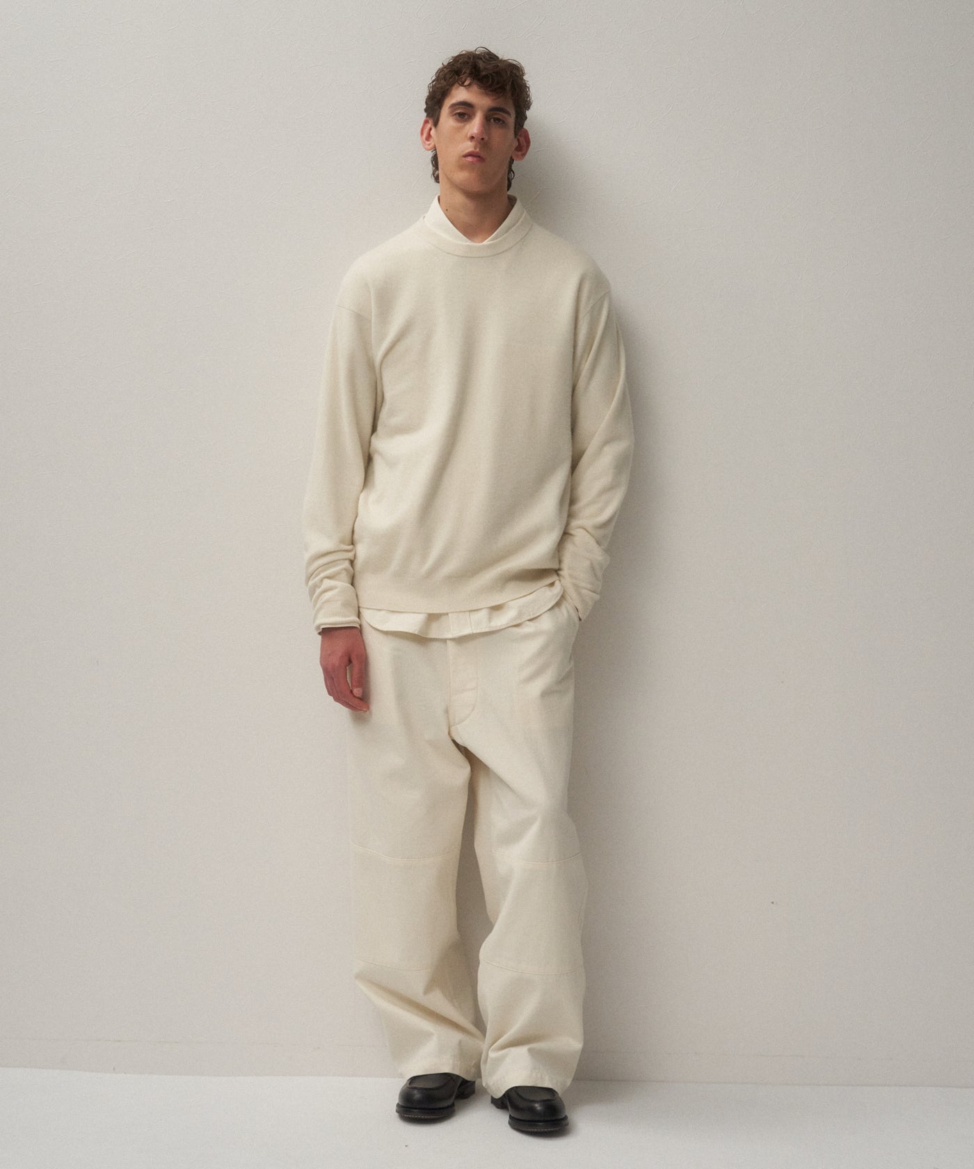 BABY CASHMERE | CREWNECK SWEATER – ATON | エイトン