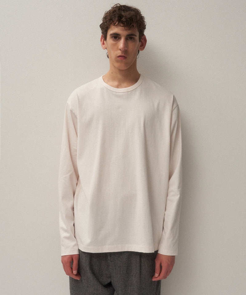 DRY COTTON JERSEY | STANDARD LONG SLEEVE T-SHIRT – ATON | エイトン