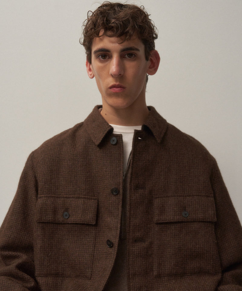 ALPACA HOUND TOOTH | CPO JACKET