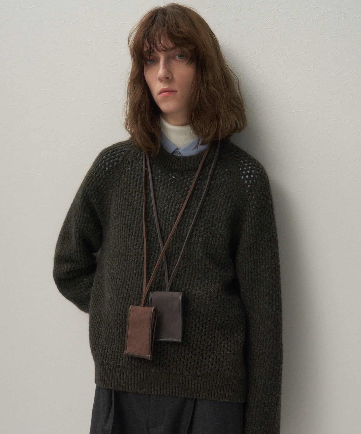 BULLHIDE NUBUCK LEATHER | FALTE KEY HOLDER – ATON | エイトン