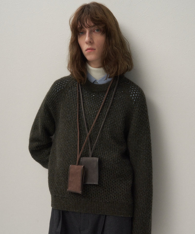 BULLHIDE NUBUCK LEATHER | FALTE KEY HOLDER