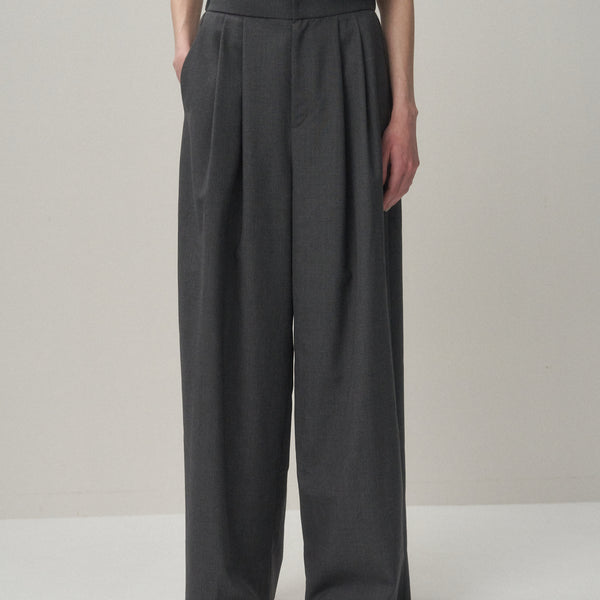 ATON エイトン　wool tropical easy pants WOOL TROPICAL | WIDE EASY PANTS – ATON | エイトン