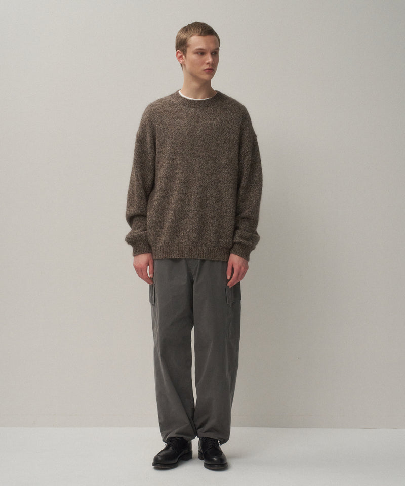 WOOL ALPACA MOHAIR | CREWNECK SWEATER