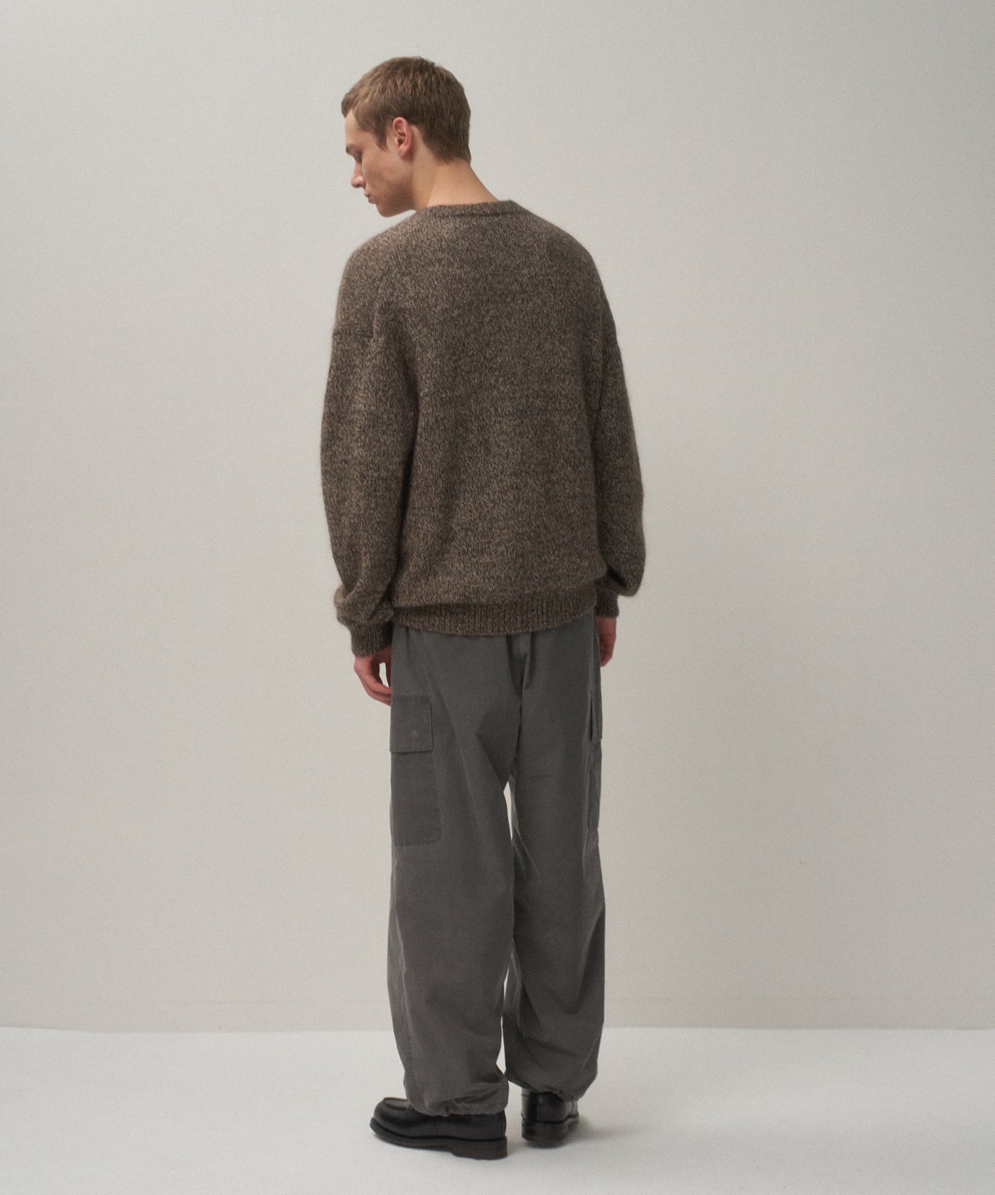 WOOL ALPACA MOHAIR | CREWNECK SWEATER – ATON | エイトン