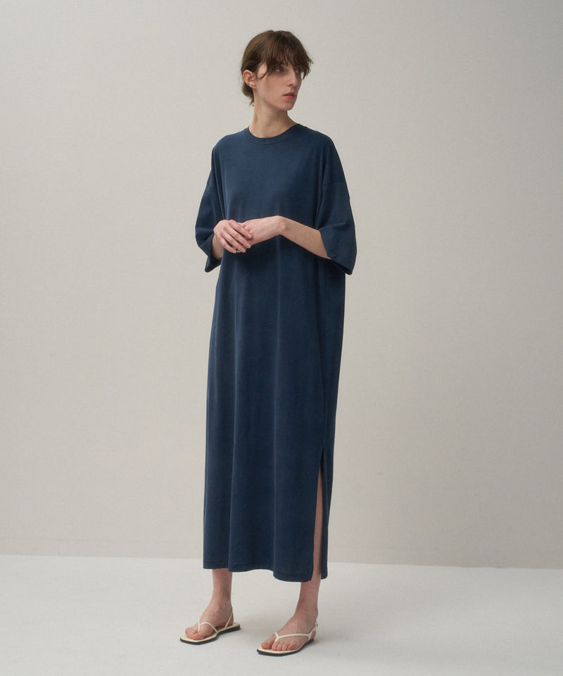 HARD WASHED SUVIN | OVERSIZED T-SHIRT DRESS