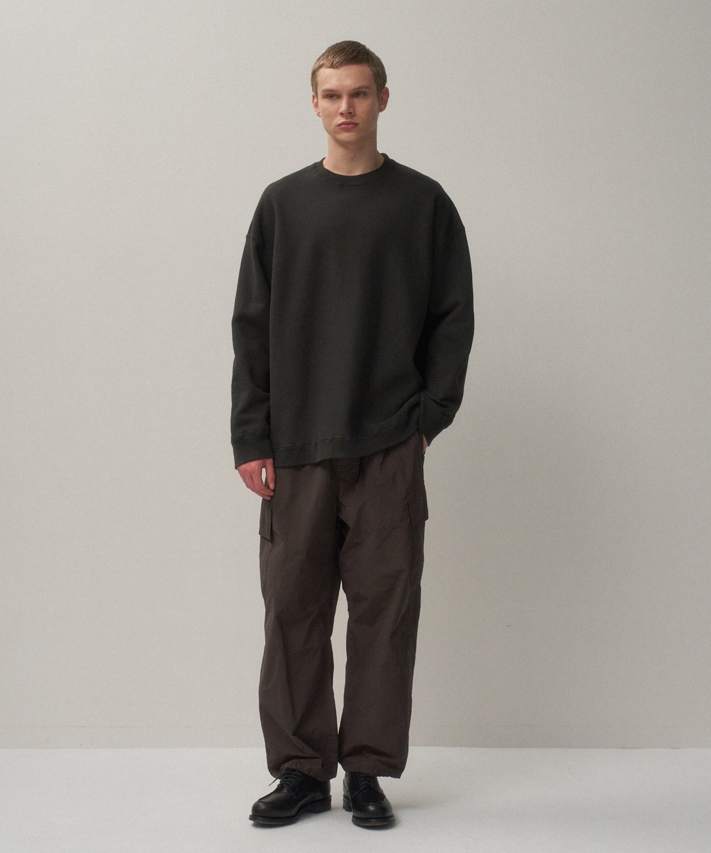 NATURAL DYED URAKE | OVERSIZED SWEAT SHIRT – ATON | エイトン