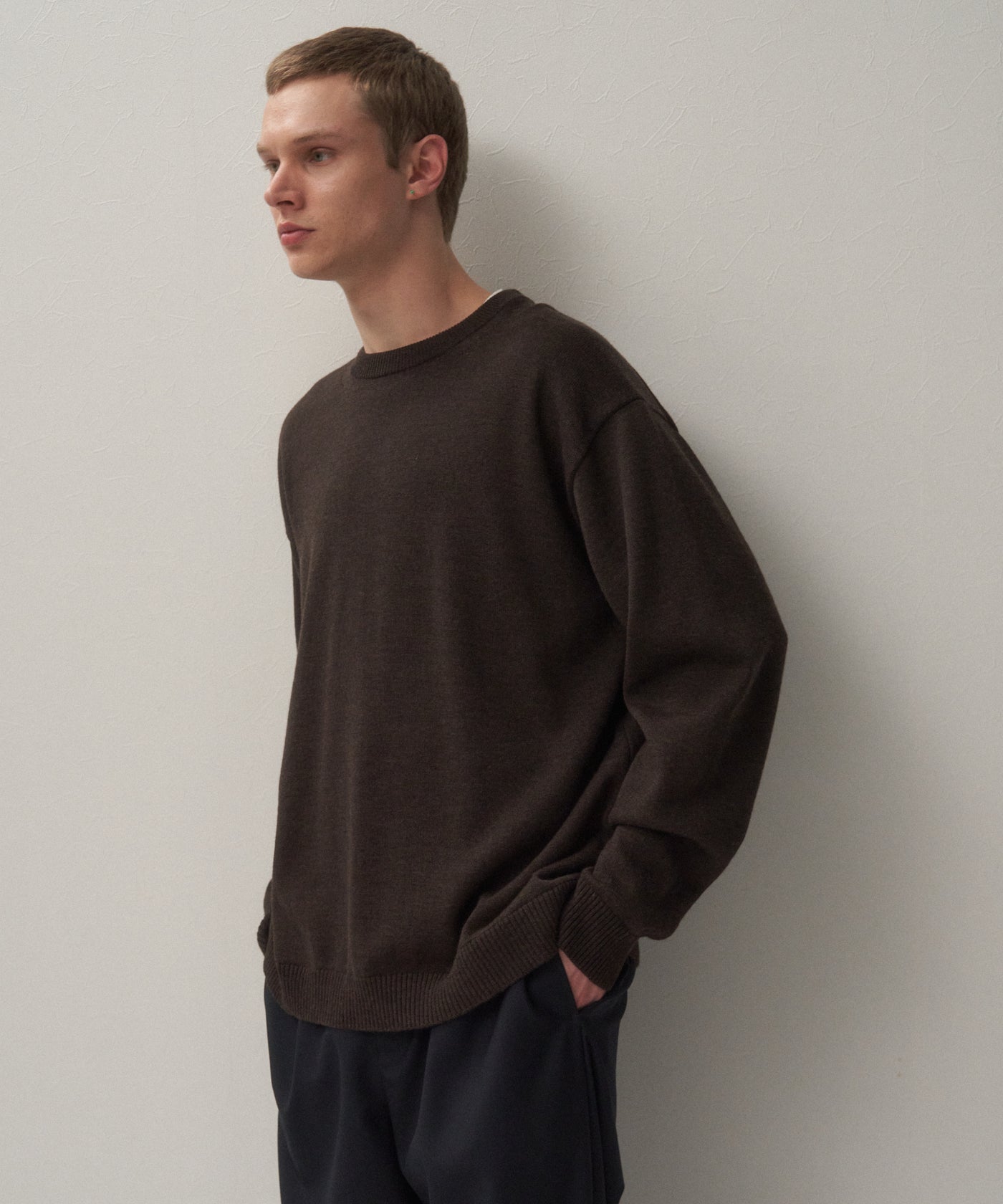 WOOL WASHI | CREWNECK SWEATER – ATON | エイトン