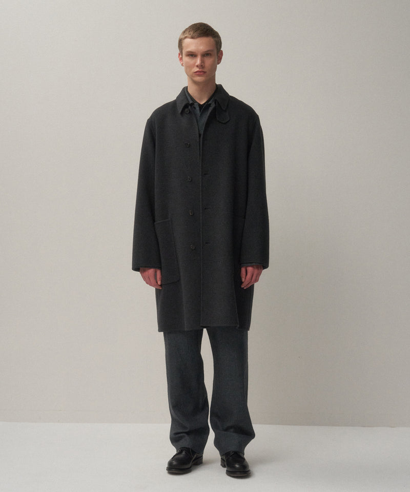 MERINO DOUBLE MELTON | BLAMACAAN COAT