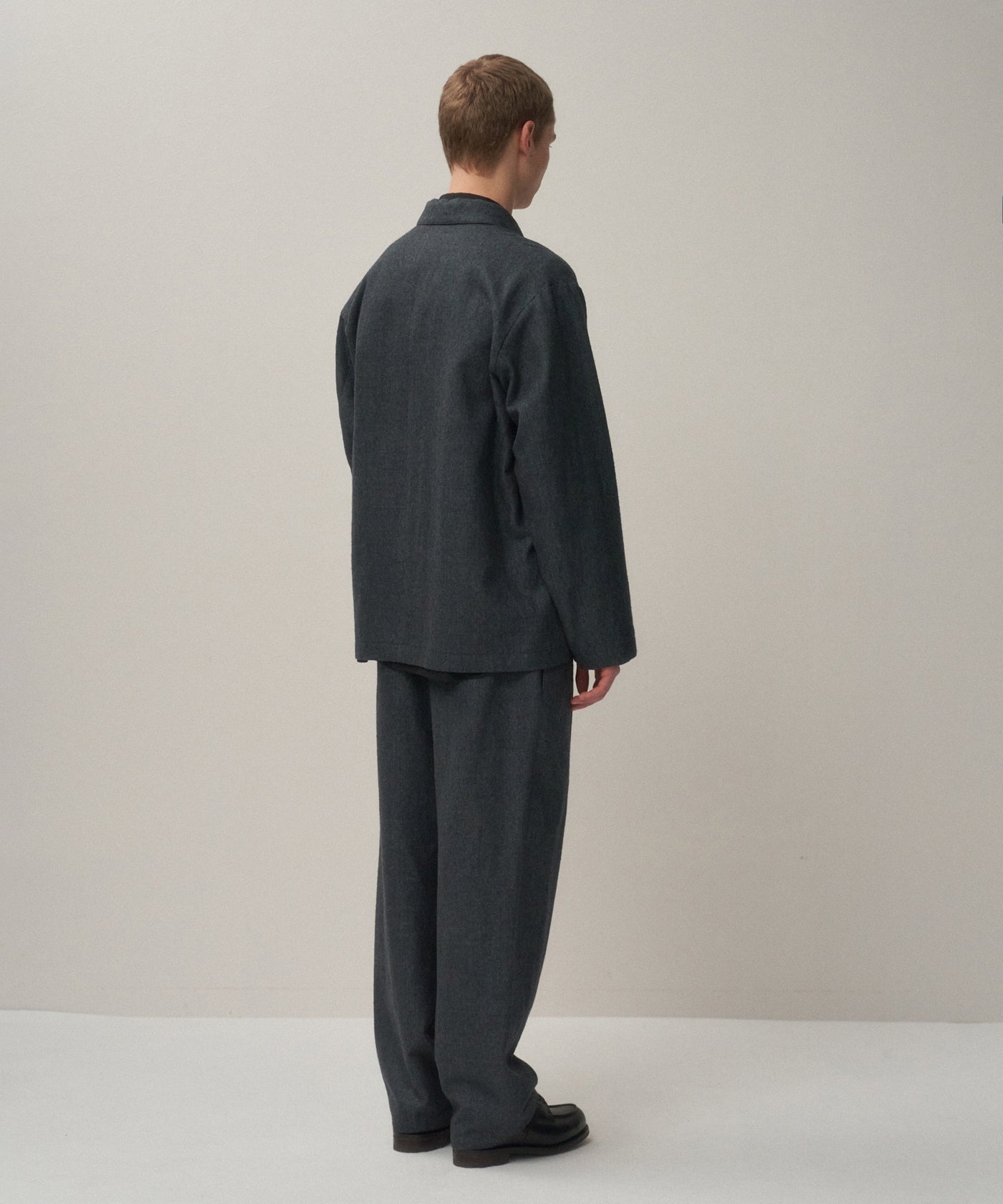LINEN WOOL TWILL | SHIRT JACKET – ATON | エイトン