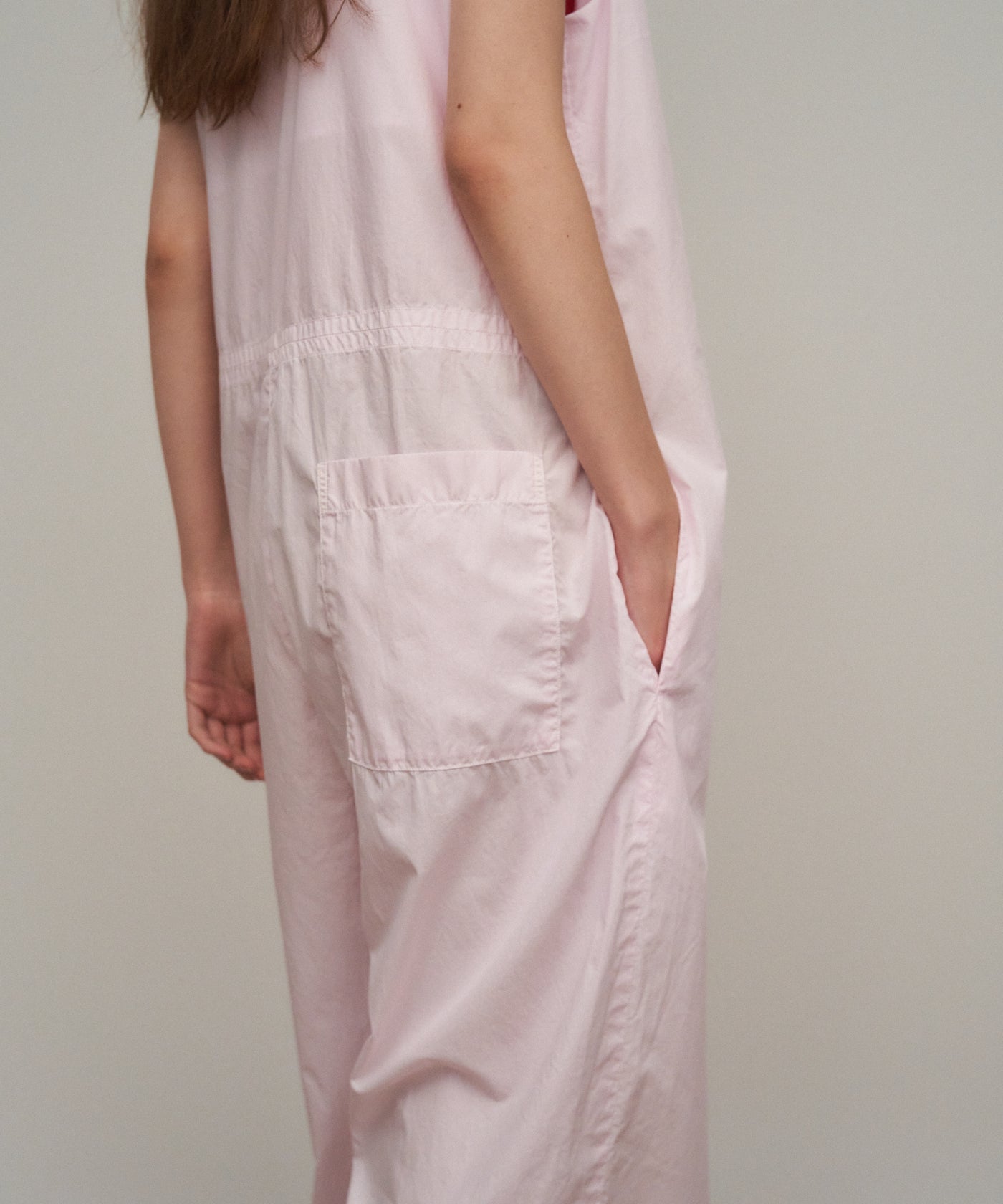 NATURAL DYED COTTON LAWN | JUMPSUIT – ATON | エイトン