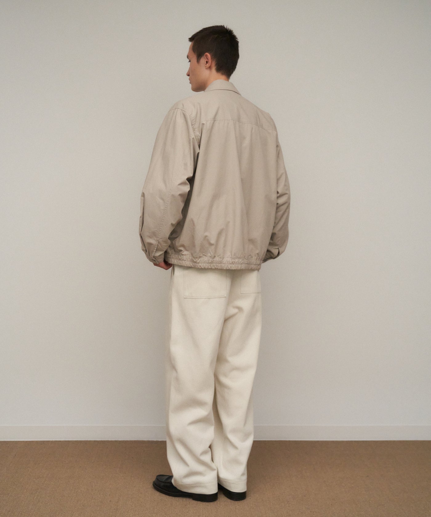 【美品】 ATON エイトン ブルゾン ライトベージュ LIGHT TC GABARDINE | WASHED HARRINGTON JACKET – ATON | エイトン