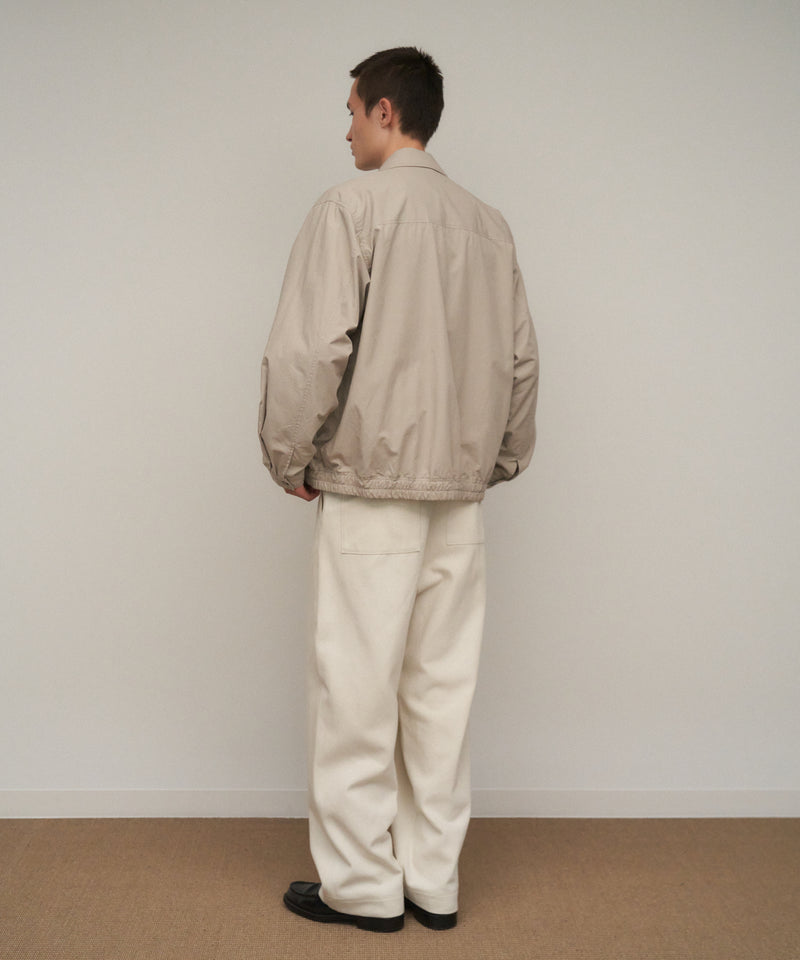 LIGHT TC GABARDINE | WASHED HARRINGTON JACKET – ATON | エイトン
