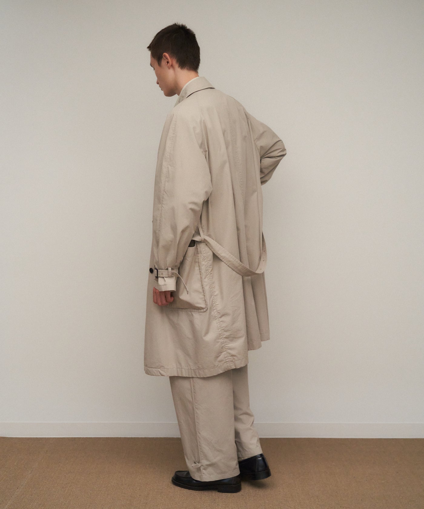 LIGHT TC GABARDINE | WASHED TRENCH COAT – ATON | エイトン