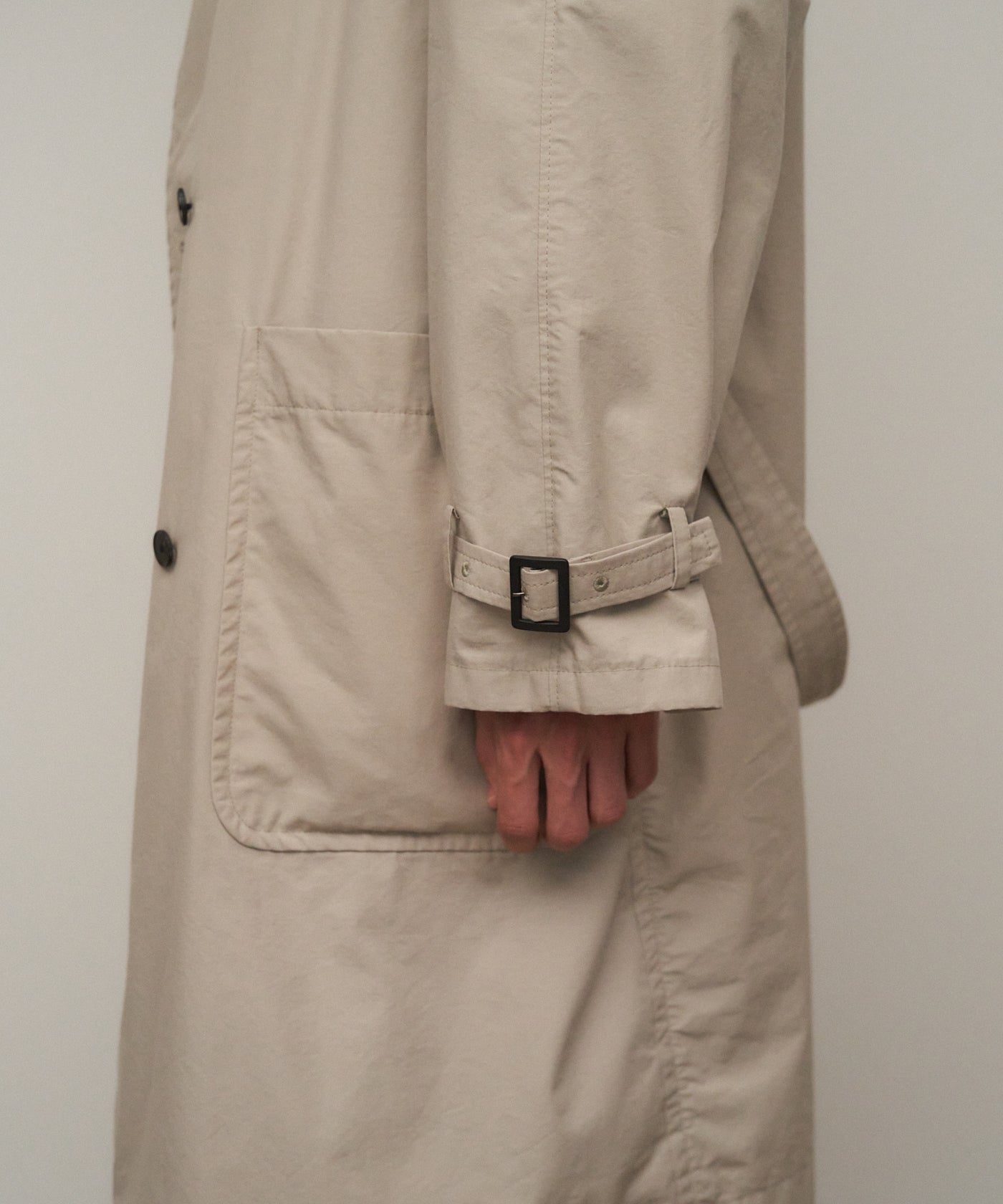 LIGHT TC GABARDINE | WASHED TRENCH COAT – ATON | エイトン