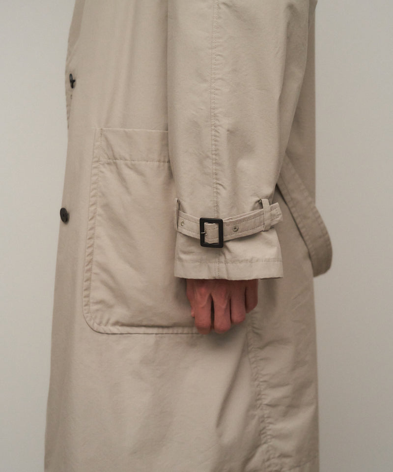 LIGHT TC GABARDINE | WASHED TRENCH COAT – ATON | エイトン