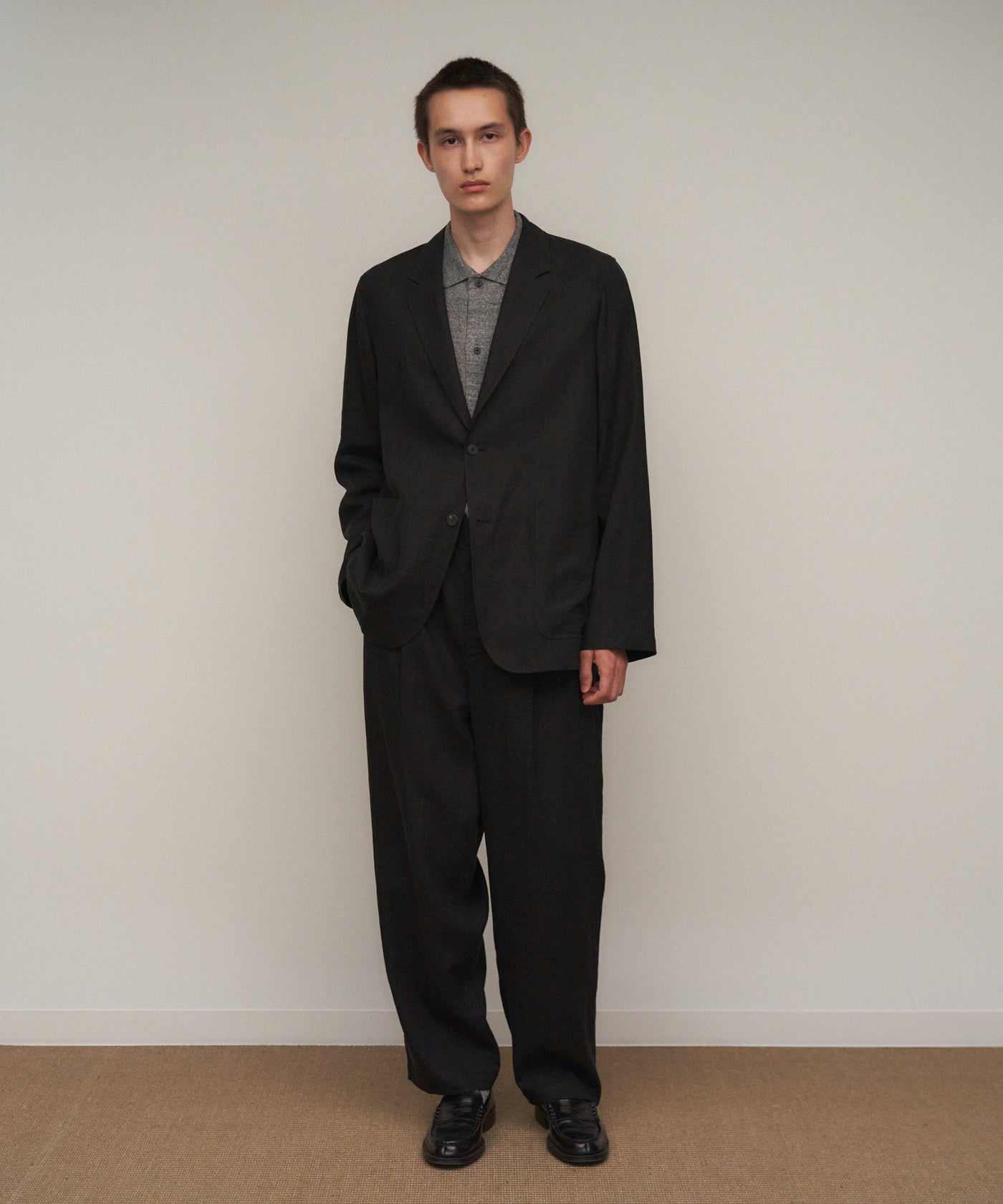 SILK LINEN MIXING | TAILORED JACKET – ATON | エイトン