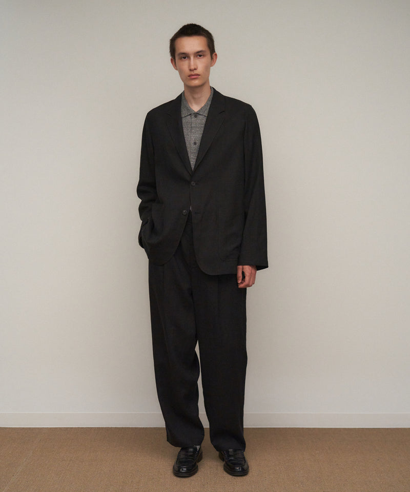 SILK LINEN MIXING | TAILORED JACKET – ATON | エイトン