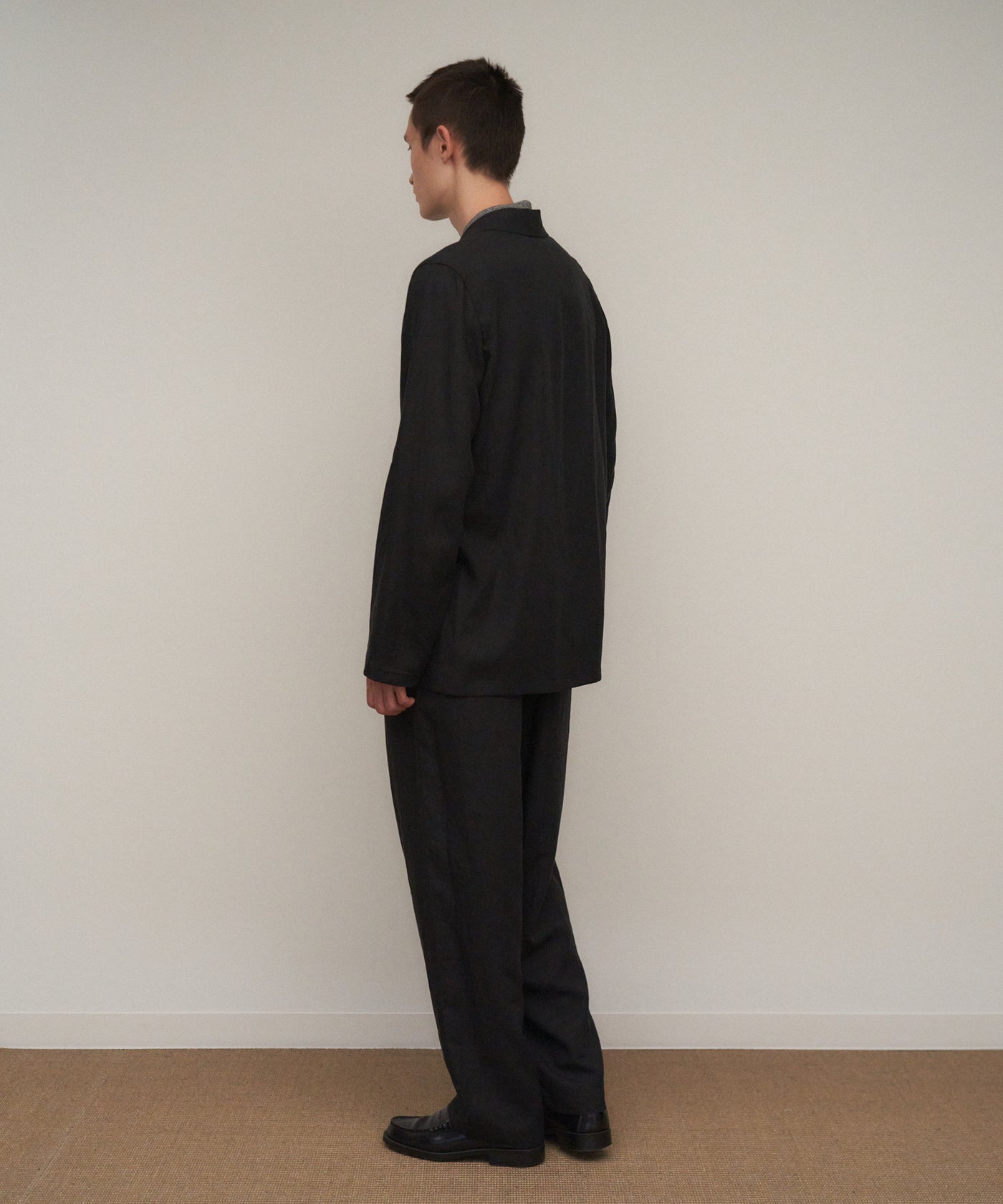 SILK LINEN MIXING | TAILORED JACKET – ATON | エイトン