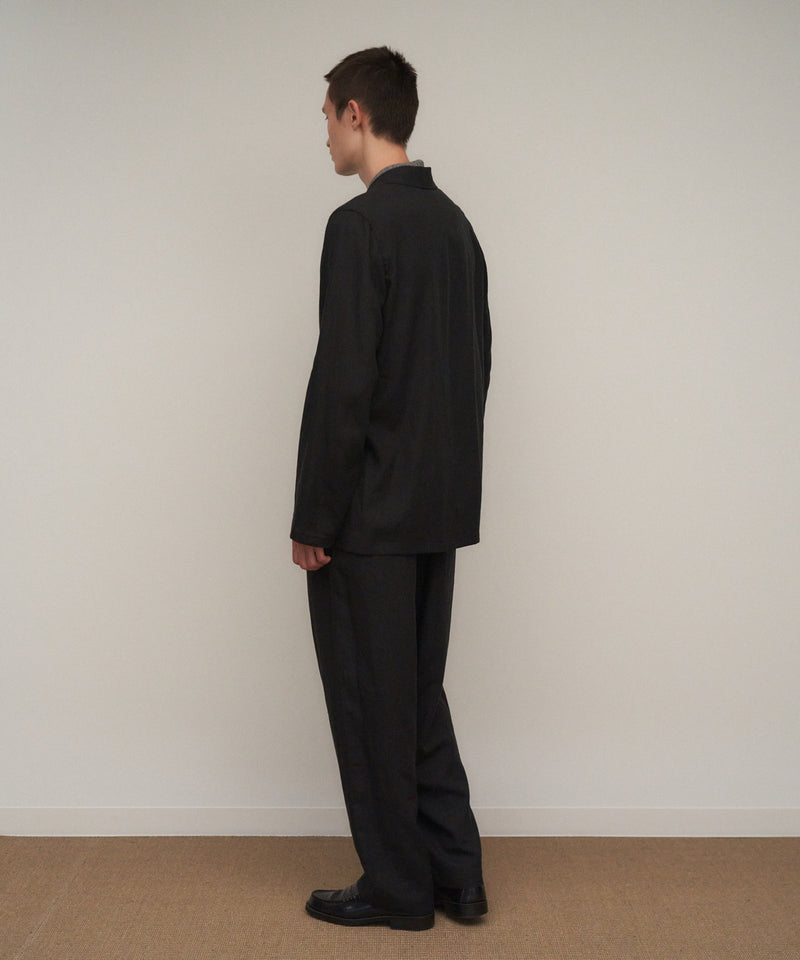 SILK LINEN MIXING | TAILORED JACKET – ATON | エイトン