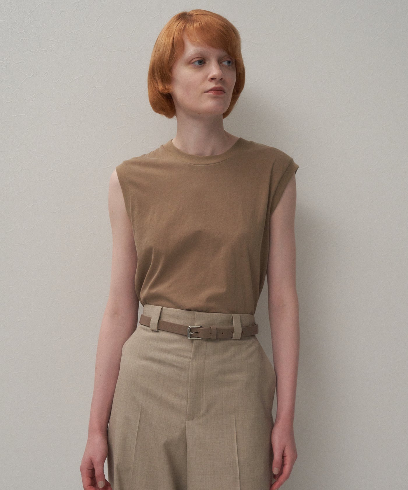 FRESCA NUBUCK | REGULAR FIT TANKTOP – ATON | エイトン