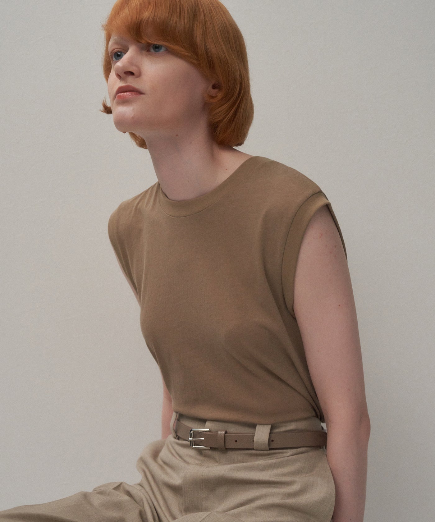 FRESCA NUBUCK | REGULAR FIT TANKTOP – ATON | エイトン