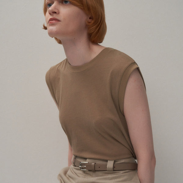 FRESCA NUBUCK | REGULAR FIT TANK TOP – ATON | エイトン